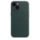 Apple Custodia iPhone 14 in Pelle - Verde foresta 4
