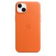 Apple Custodia iPhone 14 Plus in Pelle - Arancione 6
