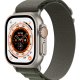 Apple Watch Ultra GPS + Cellular, 49mm Cassa in Titanio con Cinturino Alpine Loop Verde - Large 2