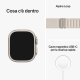 Apple Watch Ultra GPS + Cellular, 49mm Cassa in Titanio con Cinturino Alpine Loop Galassia - Small 9