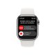 Apple Watch Series 8 GPS + Cellular 41mm Cassa in Acciaio Inossidabile color Argento con Cinturino Sport Band Bianco - Regular 7