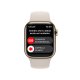Apple Watch Series 8 GPS + Cellular 41mm Cassa in Acciaio Inossidabile color Oro con Cinturino Sport Band Galassia - Regular 7