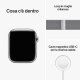 Apple Watch Series 8 GPS + Cellular 45mm Cassa in Acciaio Inossidabile color Argento con Argento Milanese Loop 10