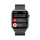 Apple Watch Series 8 GPS + Cellular 45mm Cassa in Acciaio Inossidabile color Grafite con Loop Grafite Milanese 7