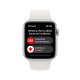 Apple Watch SE GPS + Cellular 44mm Cassa in Alluminio color Argento con Cinturino Sport Band Bianco - Regular 7