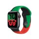 Apple Black Unity Band Nero, Verde, Rosso Fluoroelastomero 3