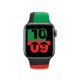 Apple Black Unity Band Nero, Verde, Rosso Fluoroelastomero 4