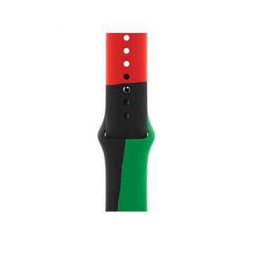 Apple Nero Unity Band Nero, Verde, Rosso Fluoroelastomero