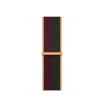 Apple Sport Loop ciliegia scuro/verde foresta (41 mm)