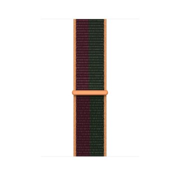 Apple Sport Loop ciliegia scuro/verde foresta (45 mm)
