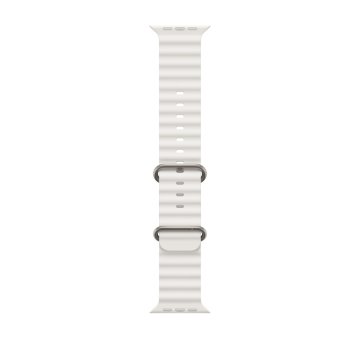 Apple MQE93ZM/A accessorio indossabile intelligente Band Bianco Fluoroelastomero