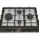 Haier Series 4 HAHG6D5XH Acciaio inox Da incasso 59.5 cm Gas 4 Fornello(i) 3
