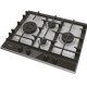 Haier Series 4 HAHG6D5XH Acciaio inox Da incasso 59.5 cm Gas 4 Fornello(i) 4