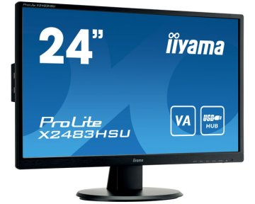 iiyama ProLite X2483HSU-B5 Monitor PC 60,5 cm (23.8") 1920 x 1080 Pixel Full HD LED Nero