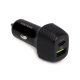 Vultech Caricatore Da auto doppia uscita USB Quick Charge 3.0 (18W) + Type-C (27W) Power Delivery 45W 2