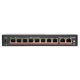 Vultech Security Switch PoE+ Gigabit 8 porte 10/100/1000 GE + 2 porte Uplink 10/100/1000 GE 120W AI SMART 2