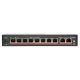 Vultech Security Switch PoE+ Gigabit 8 porte 10/100/1000 GE + 2 porte Uplink 10/100/1000 GE 120W AI SMART 2