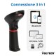 Vultech Barcode Scanner Wireless 2.4 Ghz E Bluetooth 1D 2D 7