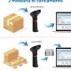 Vultech Barcode Scanner Wireless 2.4 Ghz E Bluetooth 1D 2D 8