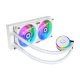 Cooler Master MasterLiquid PL240 Flux White Edition Case per computer Kit di raffreddamento a liquido 12 cm Bianco 2