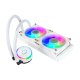 Cooler Master MasterLiquid PL240 Flux White Edition Case per computer Kit di raffreddamento a liquido 12 cm Bianco 4