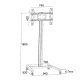 Multibrackets 0643 Supporto per display espositivi 160 cm (63