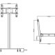 Multibrackets 0643 Supporto per display espositivi 160 cm (63