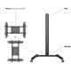 Multibrackets 0643 Supporto per display espositivi 160 cm (63