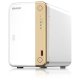 QNAP TS-262 NAS Tower Intel® Celeron® N4505 4 GB 0 TB QNAP QTS Oro, Bianco 3