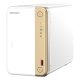QNAP TS-262 NAS Tower Intel® Celeron® N4505 4 GB 0 TB QNAP QTS Oro, Bianco 8