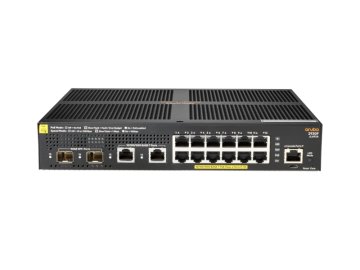 HPE Aruba Networking Aruba 2930F 12G PoE+ 2G/2SFP+ Gestito L3 Gigabit Ethernet (10/100/1000) Supporto Power over Ethernet (PoE) 1U Nero