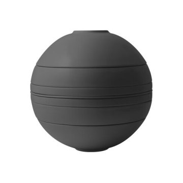 Villeroy & Boch Iconic boule nero Porcellana Nero Rotondo Set da portata