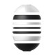 Villeroy & Boch Iconic La Boule Porcellana Nero, Bianco Rotondo Set da portata 3