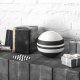Villeroy & Boch Iconic La Boule Porcellana Nero, Bianco Rotondo Set da portata 4