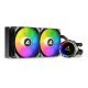 Sharkoon S80 RGB Case per computer, Processore Raffreddatore di liquidi tutto in uno 12 cm Nero 1 pz 2