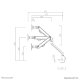 Neomounts FPMA-D750DWHITE2 Braccio per monitor 10-32