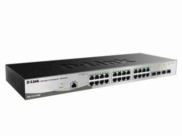D-Link DGS-1210-28/ME/E switch di rete Gestito L2+ Gigabit Ethernet (10/100/1000) 1U Nero, Grigio