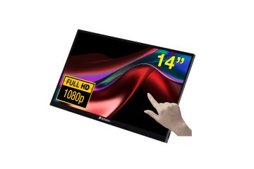 Verbatim 49591 Monitor PC 35,6 cm (14") 1920 x 1080 Pixel Full HD LCD Touch screen Nero