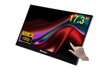 Verbatim 49593 Monitor PC 43,9 cm (17.3") 1920 x 1080 Pixel Full HD Touch screen Nero