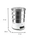 Tefal Convenient Series Deluxe VC502D pentola a vapore 3 cestello/i Superficie piana 900 W Acciaio inox, Bianco 13