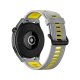 Huawei WATCH GT Runner-B19A,Grey Durable Polymer Fiber Case, Grey Soft Silicone Strap 5