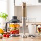 Sencor SHB 5607CH frullatore 0,8 L Frullatore ad immersione 1200 W Champagne, Acciaio inox 23