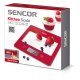 Sencor SKS 5024RD bilancia da cucina Rosso Bilancia da cucina elettronica 3