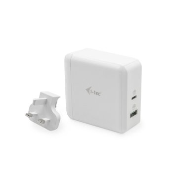 i-tec CHARGER-C60WTUK Caricabatterie per dispositivi mobili Universale Bianco AC Ricarica rapida Interno