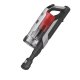 Hoover HF910H 011 Aspirapolvere elettrica Batteria Secco EPA Senza sacchetto 0,7 L 350 W Rosso, Titanio 4 Ah 37
