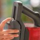 Hoover HF910H 011 Aspirapolvere elettrica Batteria Secco EPA Senza sacchetto 0,7 L 350 W Rosso, Titanio 4 Ah 48