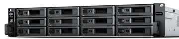 Synology RackStation RS2423+ server NAS e di archiviazione Armadio (2U) Ryzen Embedded V1780B 8 GB DDR4 0 TB DiskStation Manager Nero, Grigio
