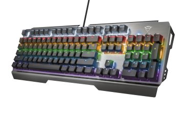 Trust GXT 877 Scarr tastiera Gaming USB Italiano Nero, Metallico
