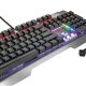 Trust GXT 877 Scarr tastiera Gaming USB Italiano Nero, Metallico 9
