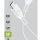 Cellularline Power Cable 60cm - USB-C to USB-C Cavo USB-C to USB-C per ricarica e trasferimento dati 5